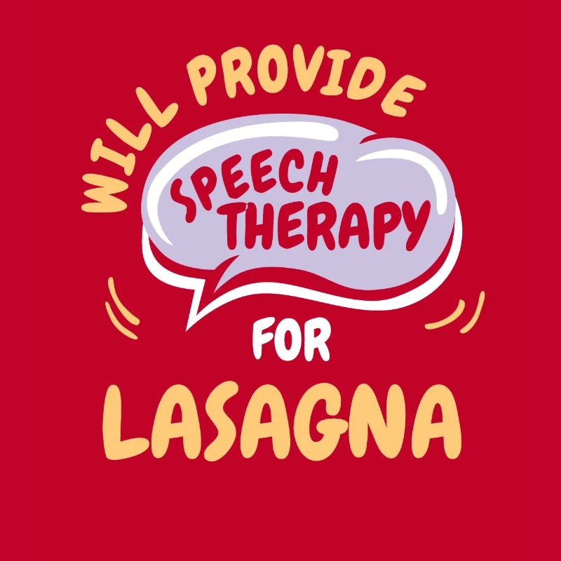 Provide Speech Therapy for Lasagna Funny Speech