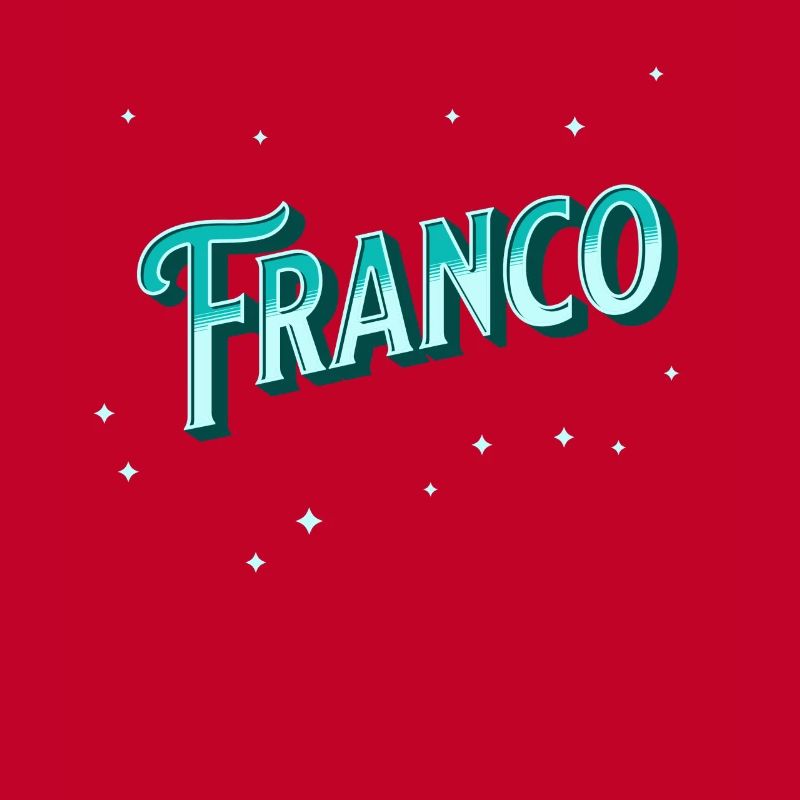 Franco name personalized