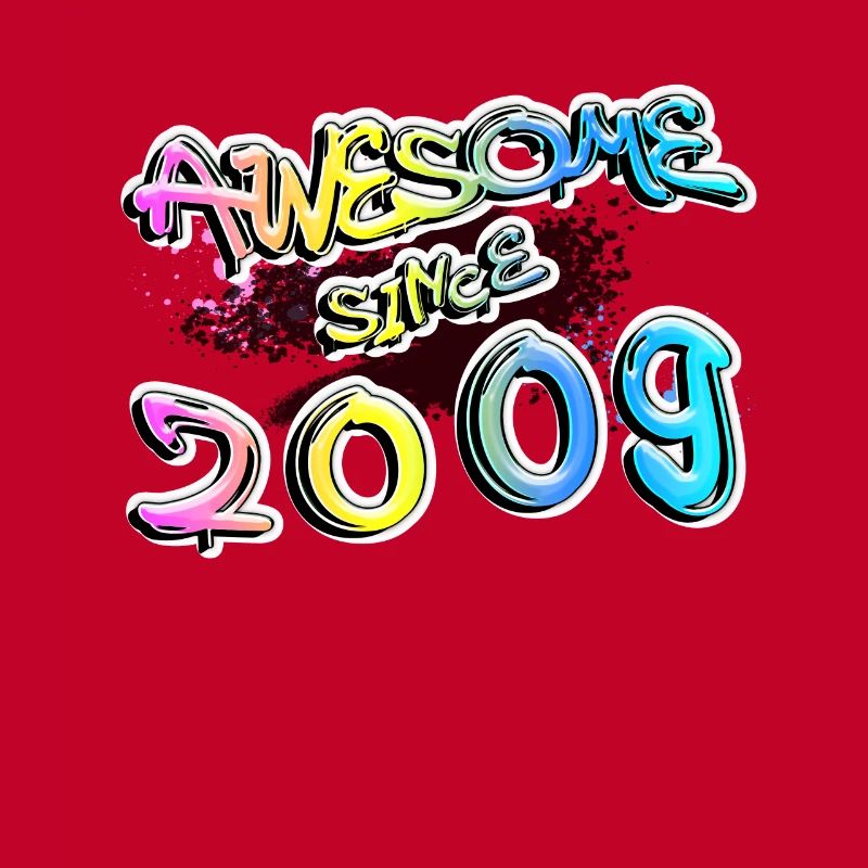 Awesome since 2009 Graffiti Motiv