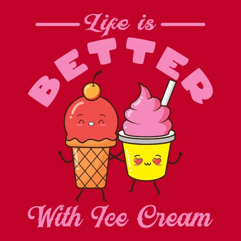 Eiscreme logo Sommer Softeis Geschenkidee