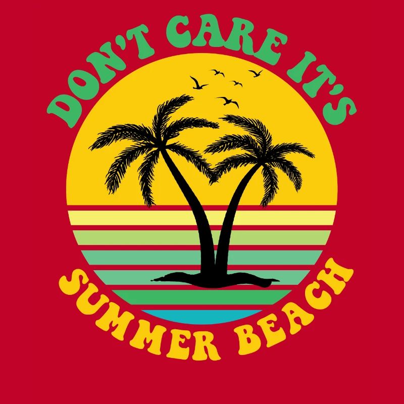 No matter it's summer beach