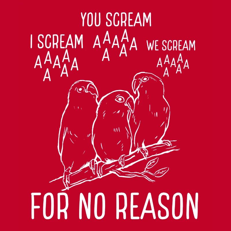 Parrot cry or no reason