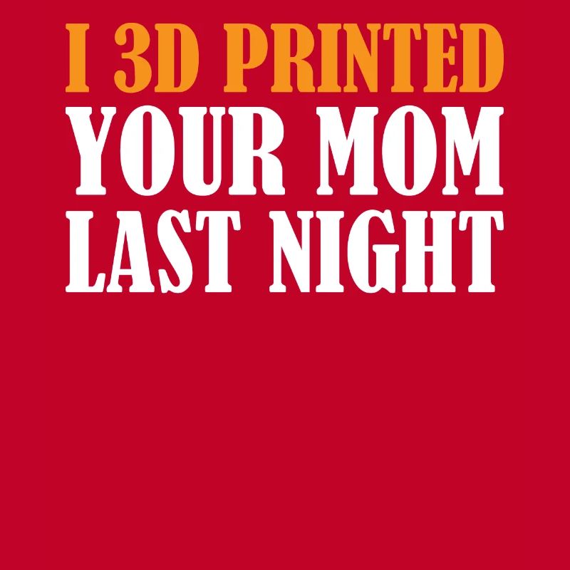 Impression 3D - J’ai imprimé ta mère en 3D hier soir