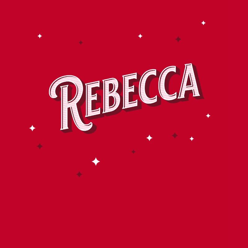Rebecca's name personalized