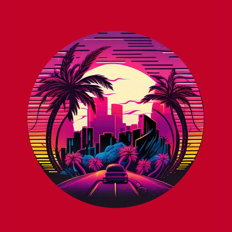 Retrowave Synthwave 80s Design