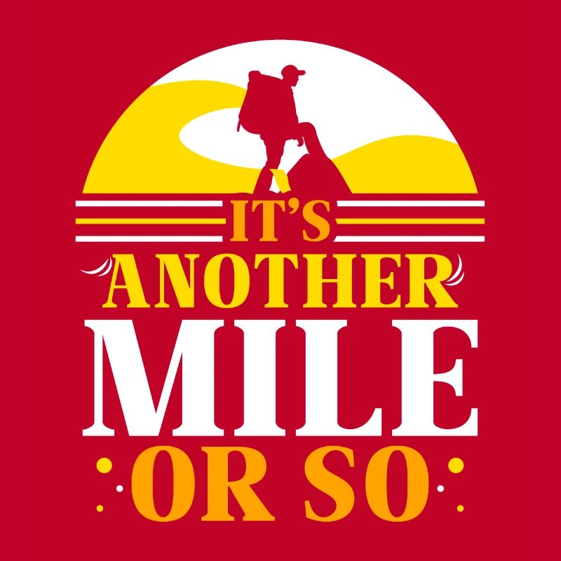 Eine Weitere Meile Oder So Halbe Meile Wanderung