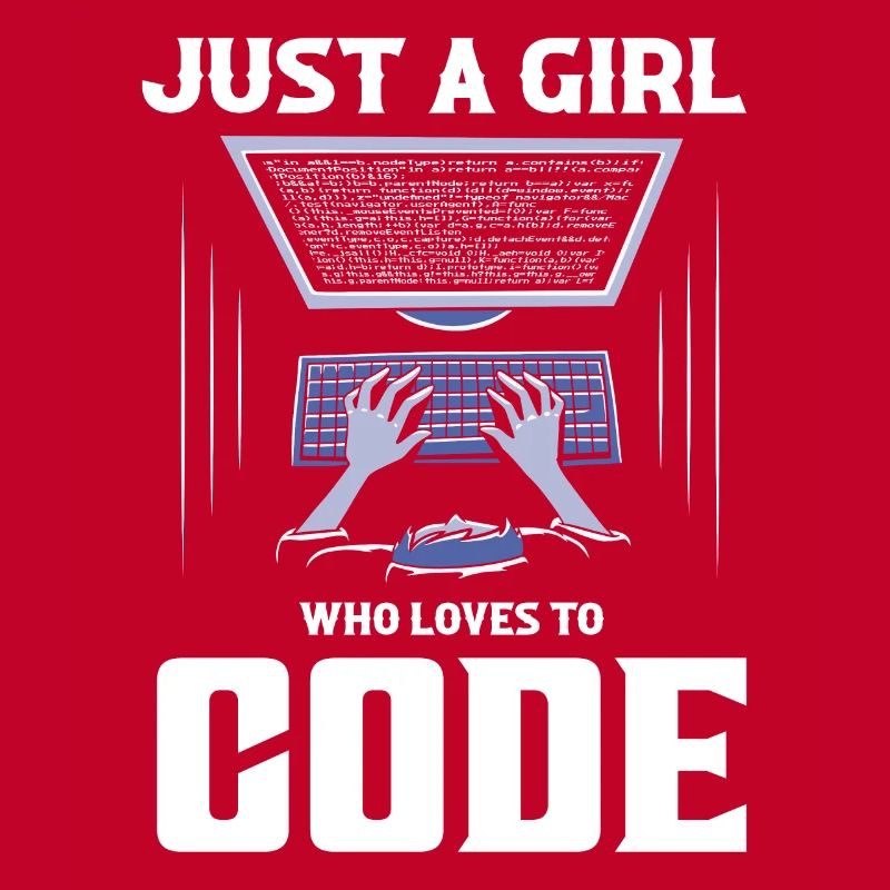 Juste une fille qui aime coder le codage logiciel