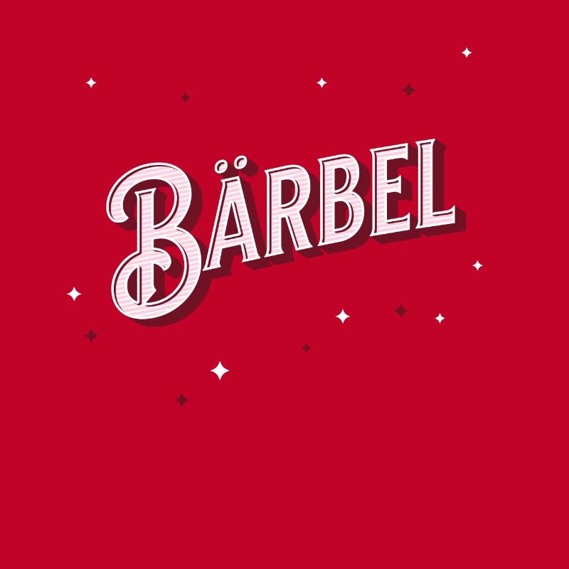 Bärbel's name personalized