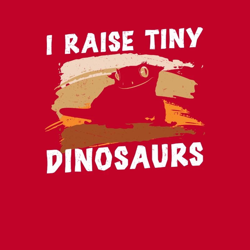 Crested Gecko Funny I Raise Tiny Dinosaurs Eyelash