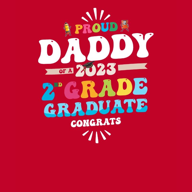 Fier papa d’une classe de 2e année de 2023