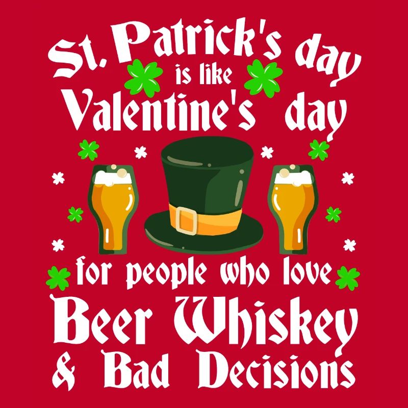 Lustiger St. Patrick's Day Paddy Saint Patrick Irish