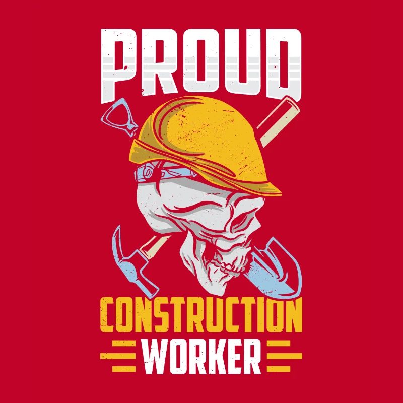 Fier travailleur de la construction Travail d’équipe de chantier Construction