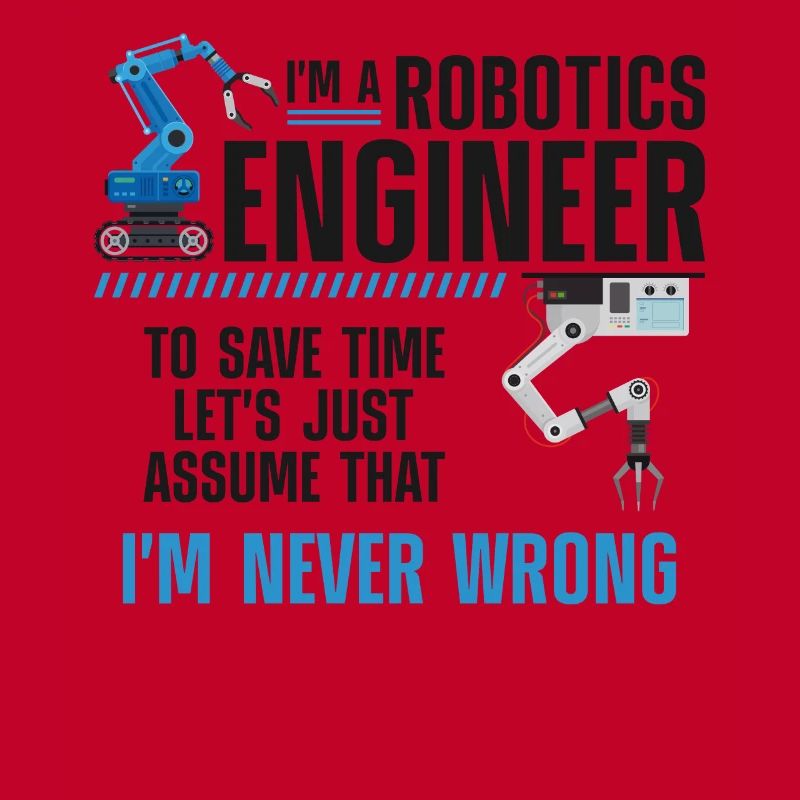Robot Robotics Engineer I'm A