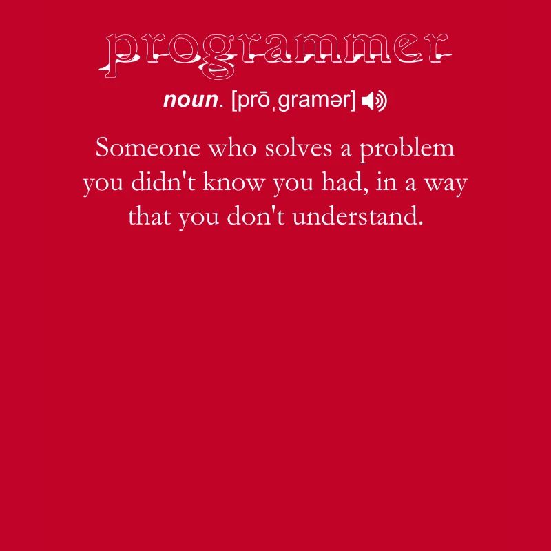 Programmierer Lustige Definition Codierung Humor Computer