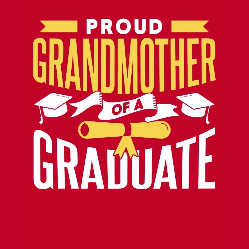 Stolze Großmutter Eines Absolventen Absolvent