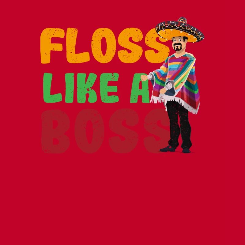 Zahnseide wie ein Boss Cinco de Mayo Flossing
