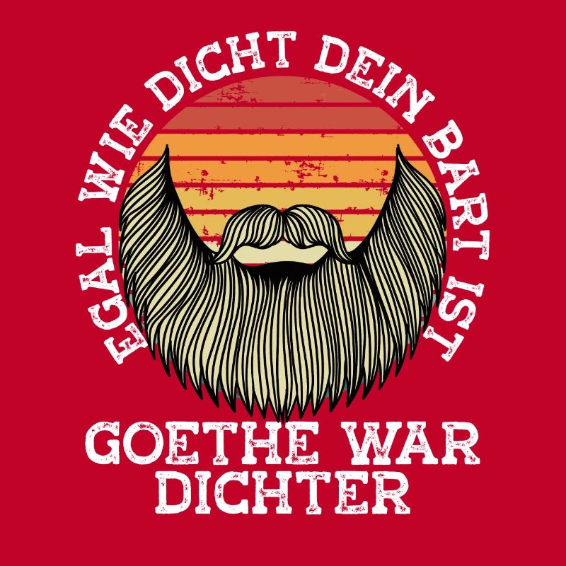 Dichter Bart Goethe war Dichter
