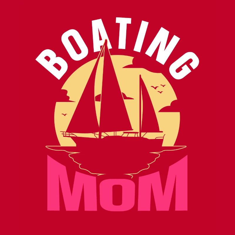 Bootfahrende Mutter Boot Yacht Bootfahren Schiff