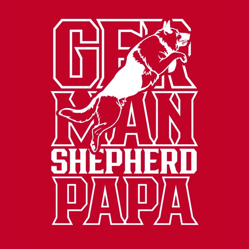 German Shepherd Dad Boy Type Cute Pet