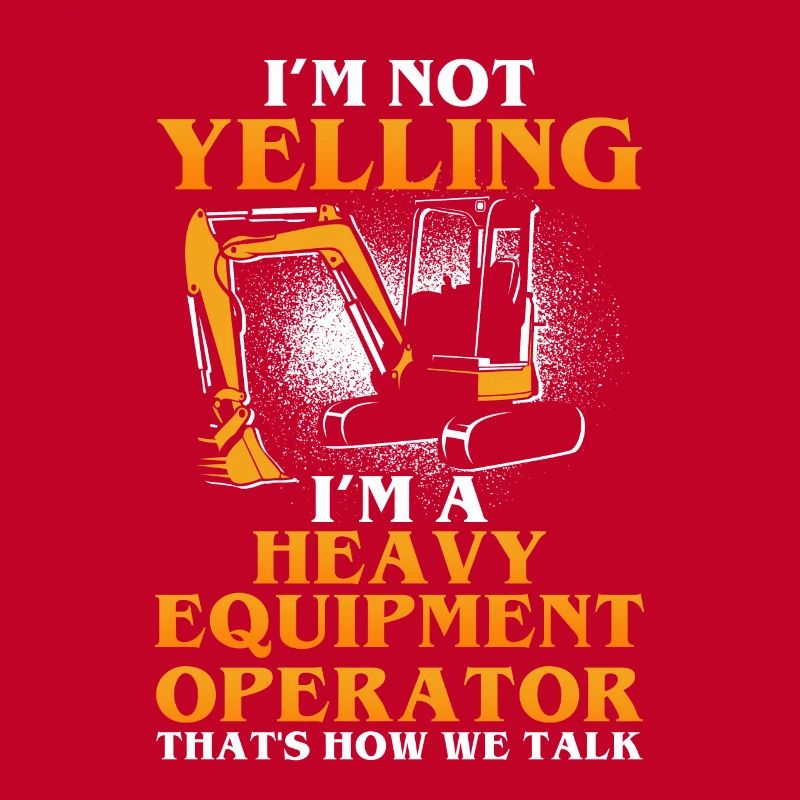 Construction machinery operator Excavator driver Excavator driver Construction workers