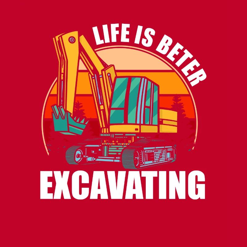 Construction machinery operator Excavator driver Excavator driver Construction workers