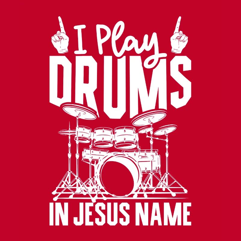 Drum Player Jesus Drum set Pick Jesus Drums Player