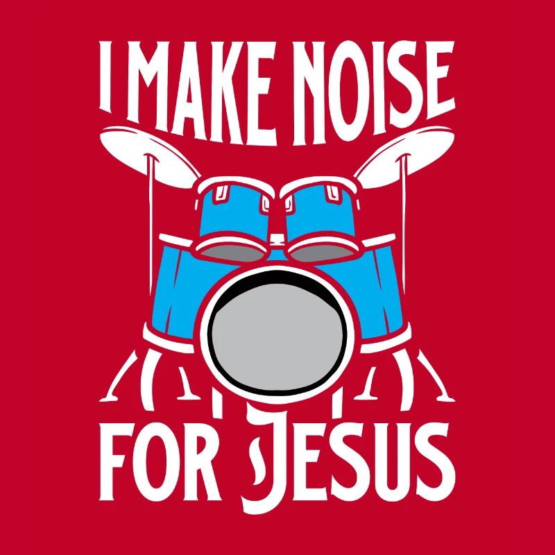 Drum Player Jesus Drum set Pick Jesus Drums Player