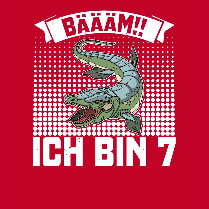 Urzeit Dinosaurier Reptilien Mosasaurus Spruch