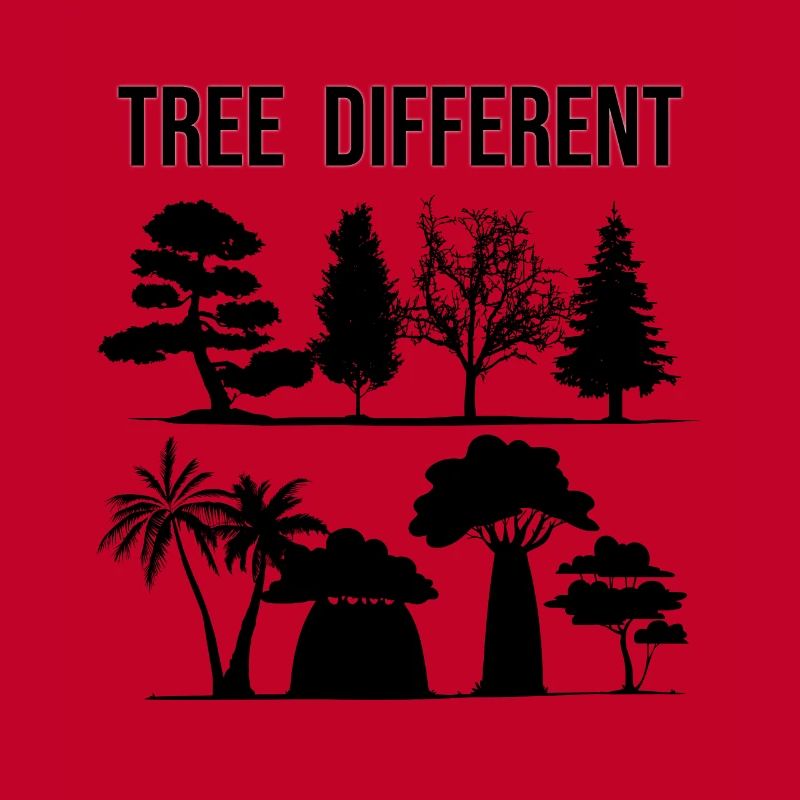 Arbre différent - soyez différent - soyez vous-même