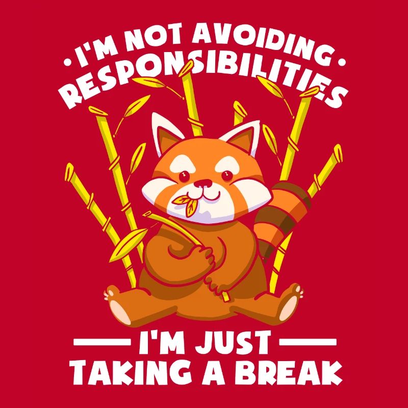 Taking A Break Red Panda