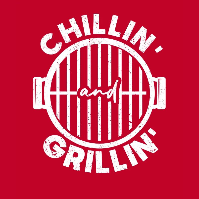 Chillin et Grillin Grill Funny BBQ Smoker