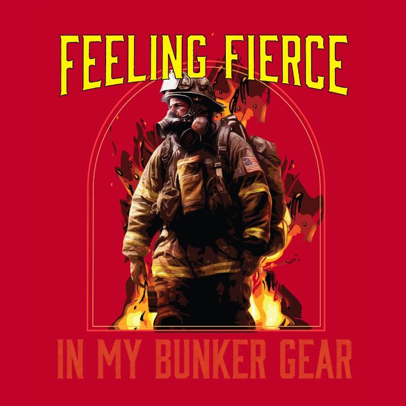 Se sentir féroce dans mon Bunker Gear Fireman