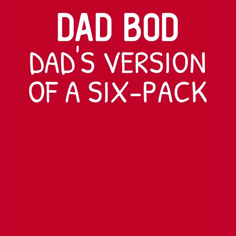 La version papa bod dad d’un pack de six