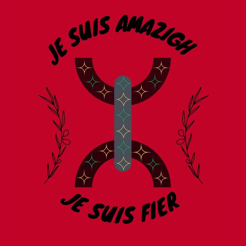 Premium Kapuzenpullover Frau Ich bin Amazigh