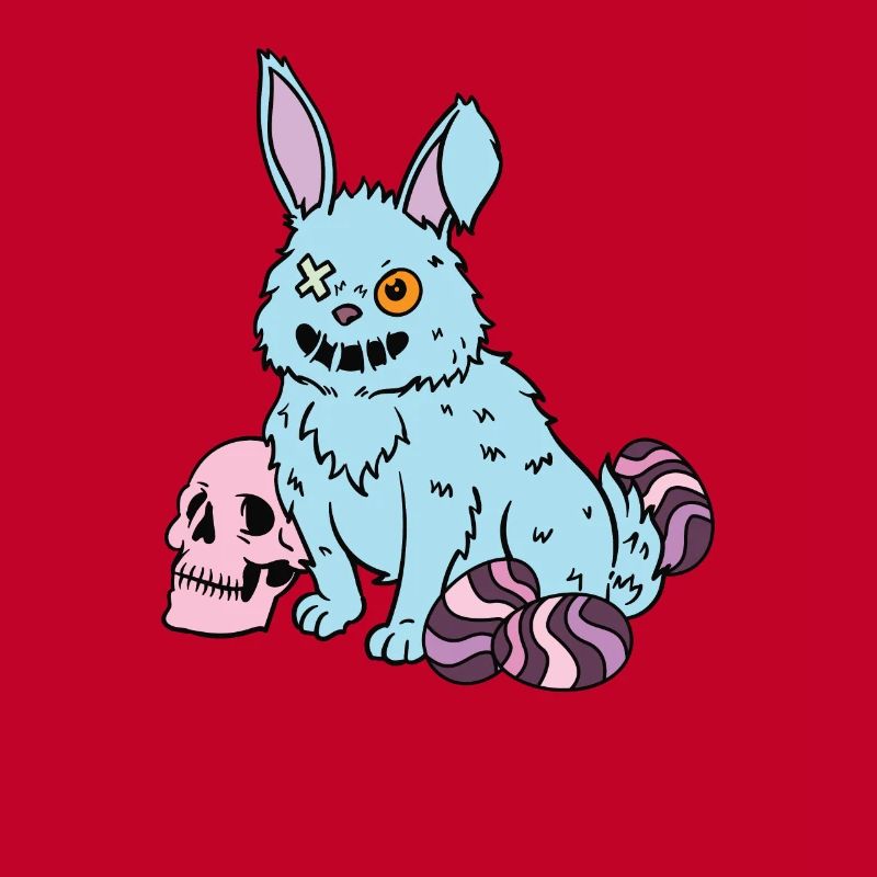 Gothic Rabbit Gothic Rabbit Gothic Easter Emo Goth