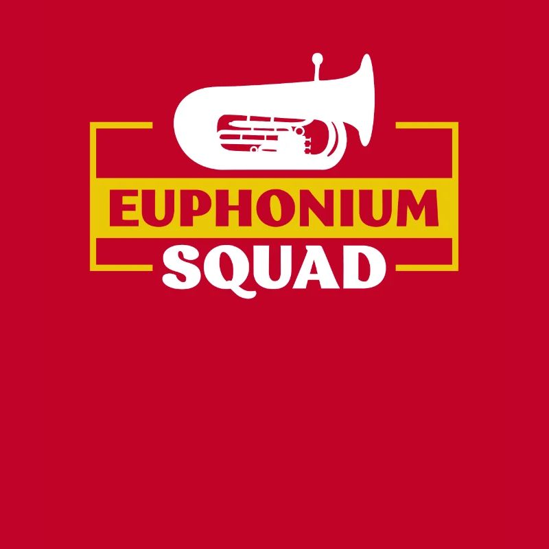 Deep brass marching baritone euphonium