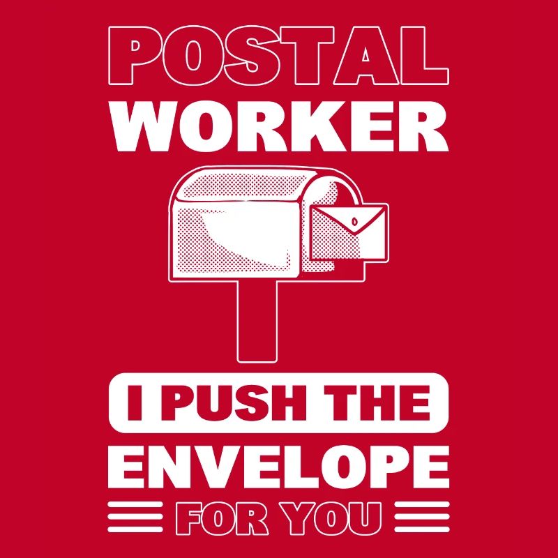 Funny Postal Worker Briefträger