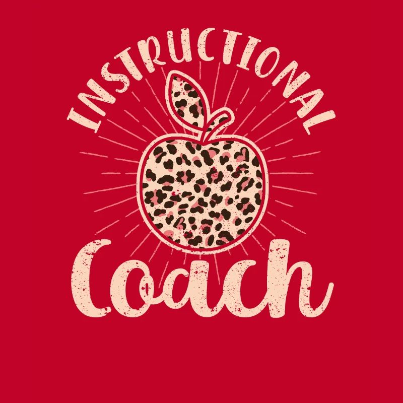 Bleached Leopard Teaching Trainer Typography Teacher