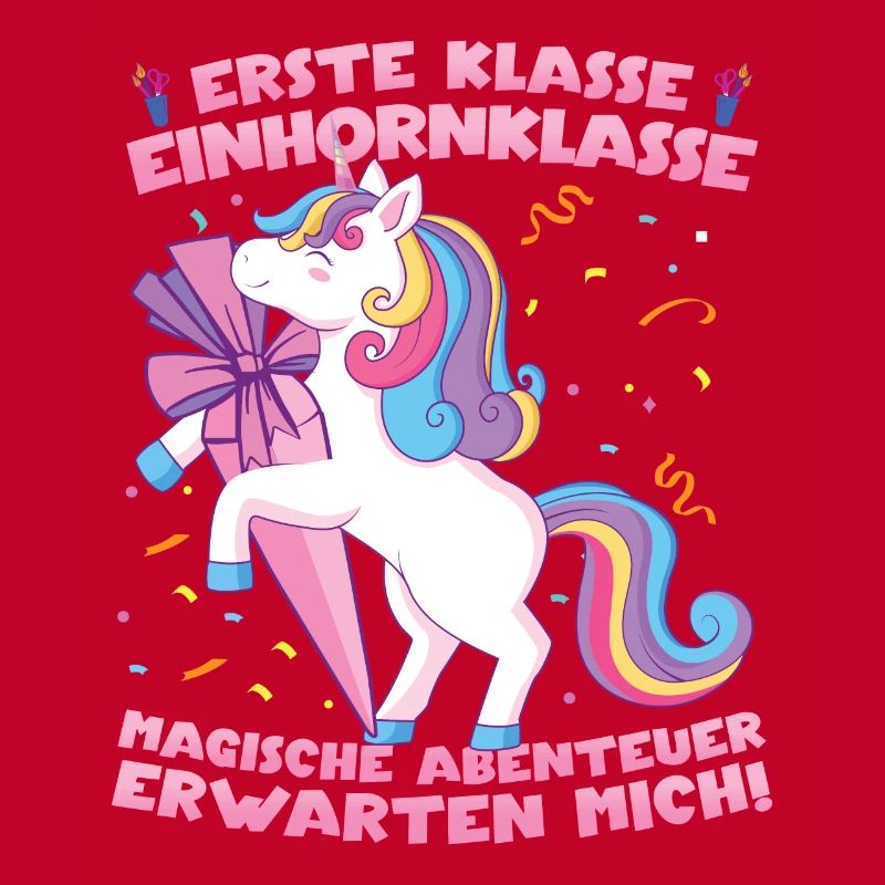 Schulkind Einschulung Einhorn