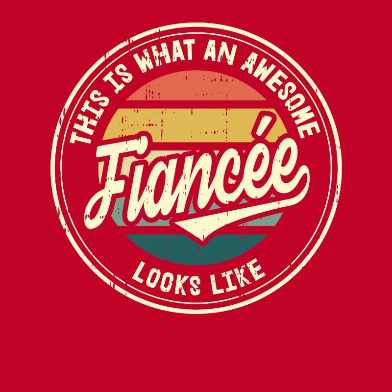 Fiancée Best Wedding Proposal Retro Gift