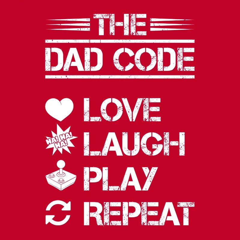 Le Dad Code Love Laugh Play Repeat