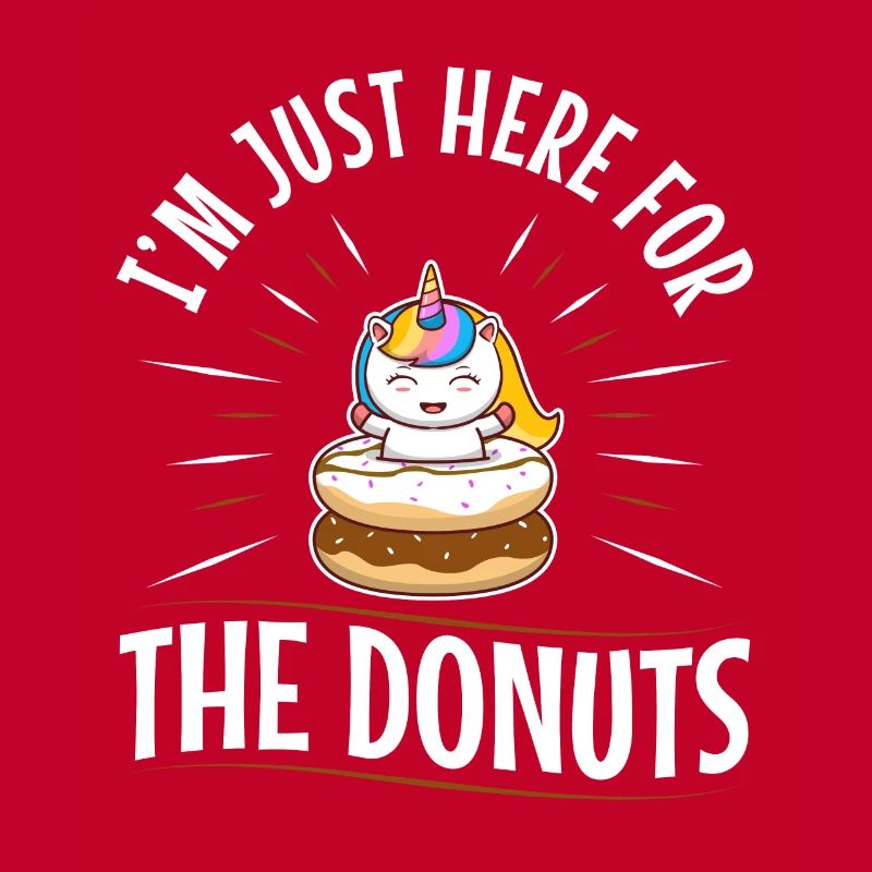 Je suis juste là pour les beignets