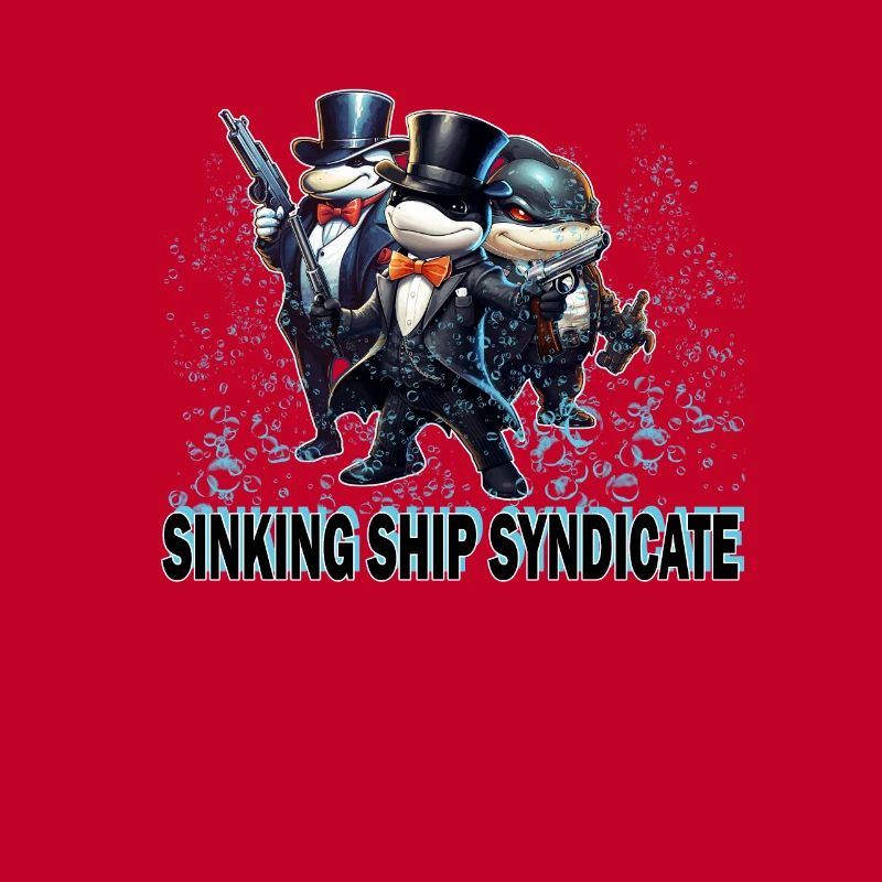 Funny Orca Sinking Ship Syndicate - Orcas Making