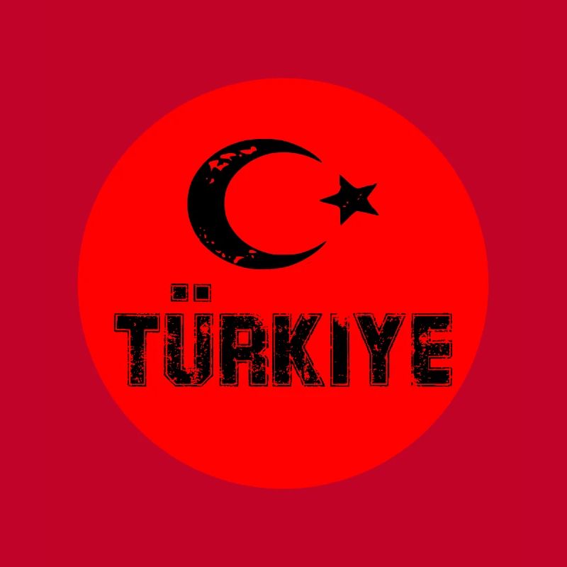 Türkiye symbole drapeau drapeau de dinde