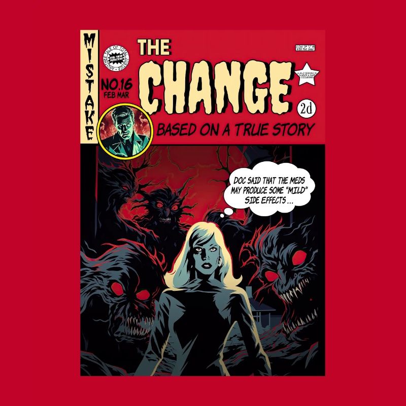 Retro Horror Comic - Die Veränderung