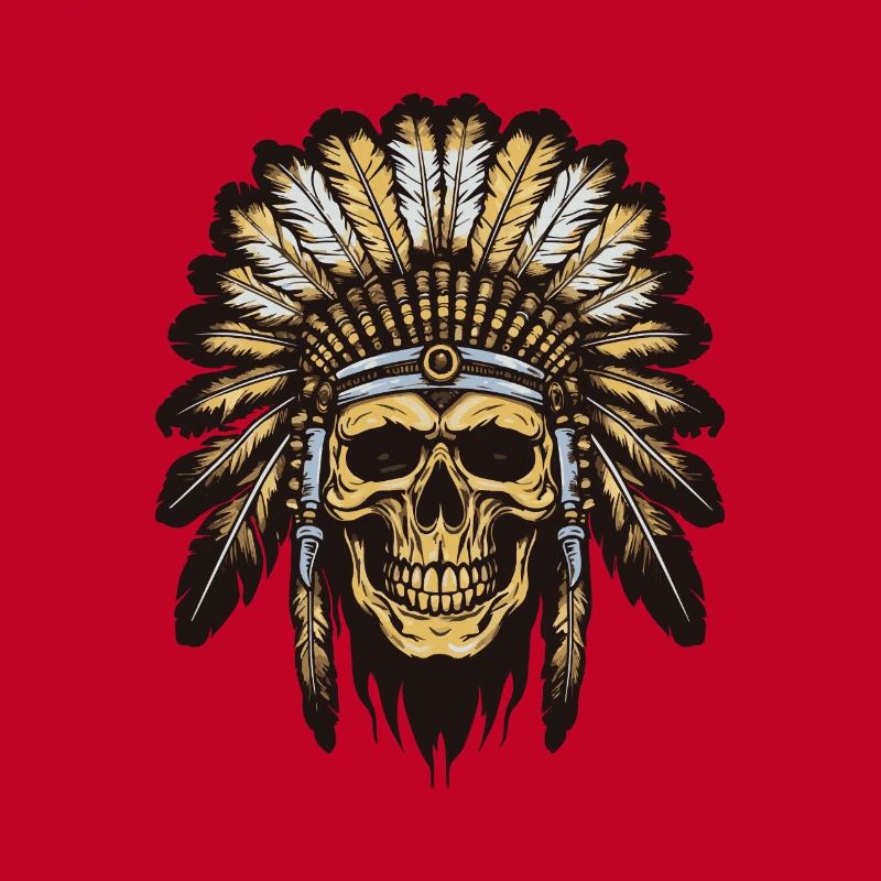 Crâne de chef indien Apache