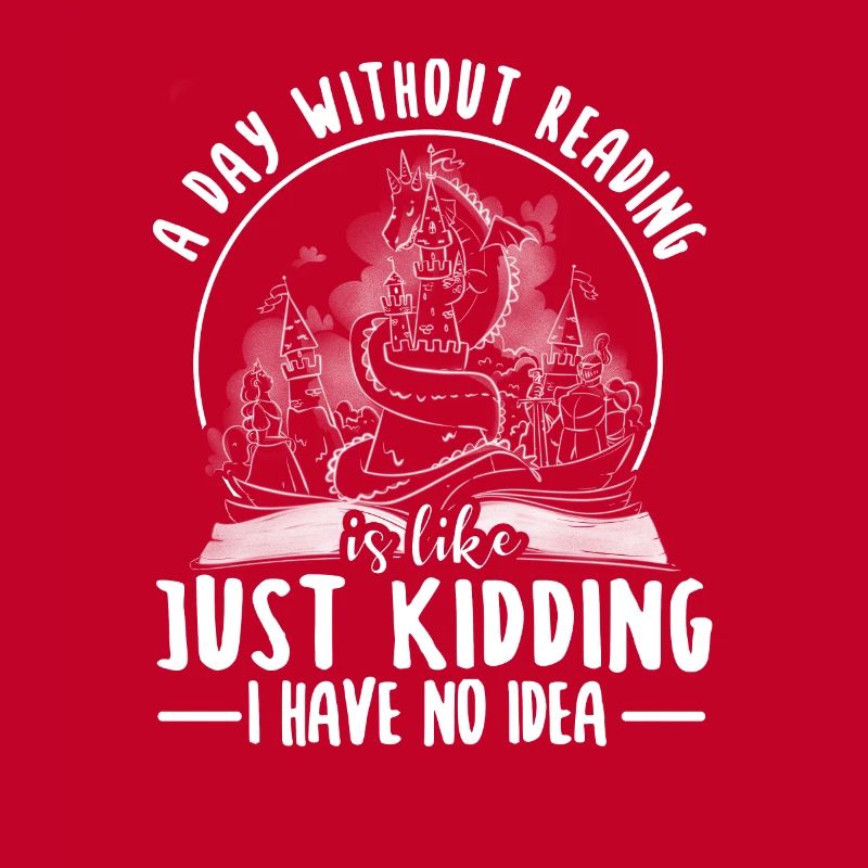 A Day Without Reading Funny Librarian Book