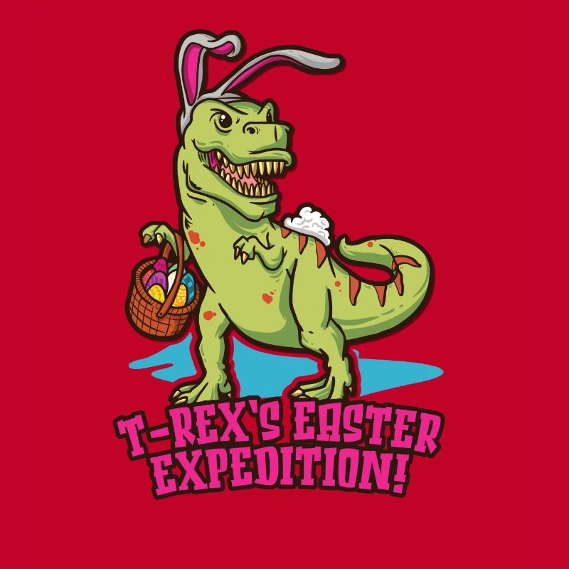Easter T-rex Dinosaur Easter Funny T-rex