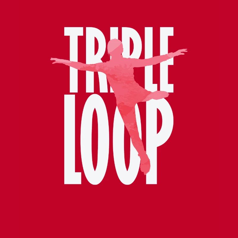 Triple Loop Eiskunstlauf