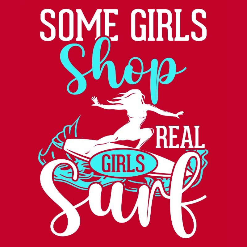 Manche Mädchen Shoppen Echte Mädchen Surfen